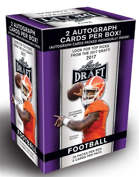 2017 leaf metal draft football box|leaf draft football checklist 2017.